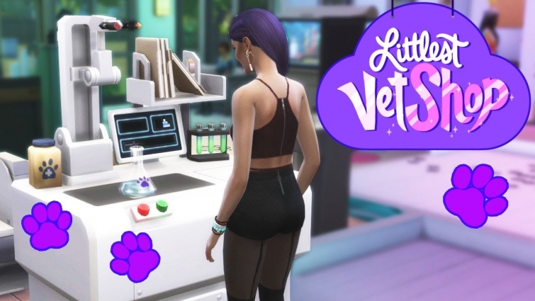 MAKING DOG TREATS | Littlest Vet Shop – Ep5 – Sims4 Cats & Dogs