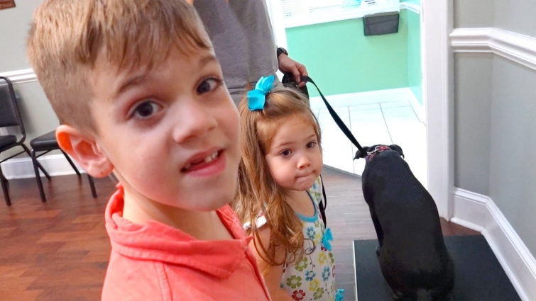 We Take a Real Rescue Dog to the Vet (and a Fake One, too!)