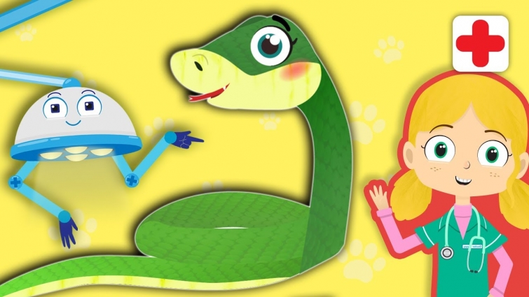 Sally The Snake Visits Dr Poppy's Pet Rescue | Animals For Toddlers