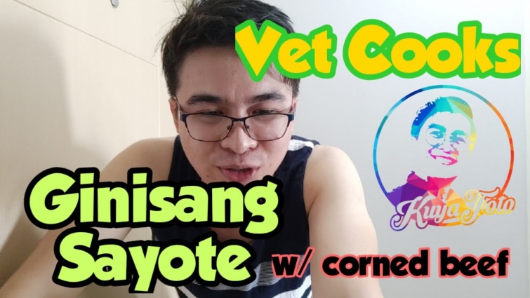 Ginisang Sayote with Corned beef – Vet Cooking Vlog – Kuya Toto Vet