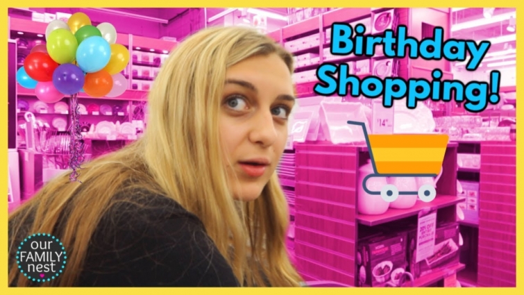Birthday Presents Shopping!