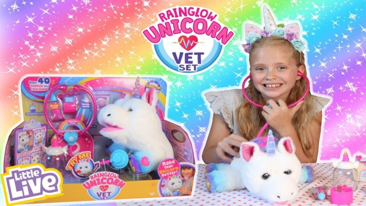 Rainglow Unicorn Vet Set ✨🌈 My Unicorn is sick….Can i make her better again?