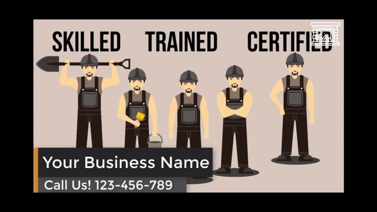 Chimney Replacement Or Chimney Repair 2D Animated Promo Video