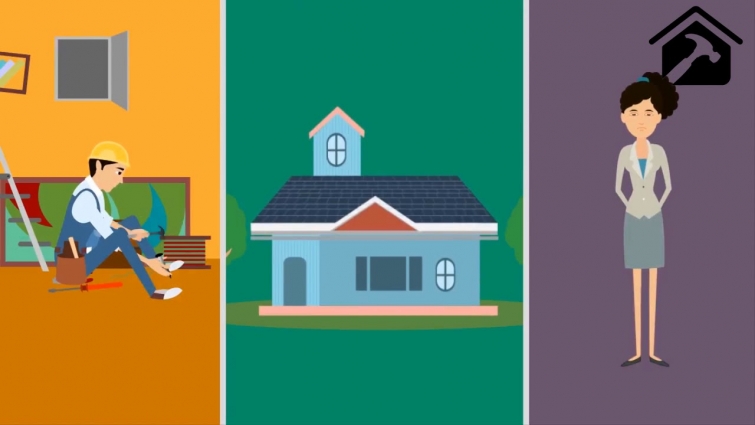 Home Handyman Explainer 2D Animated Promo Video 3