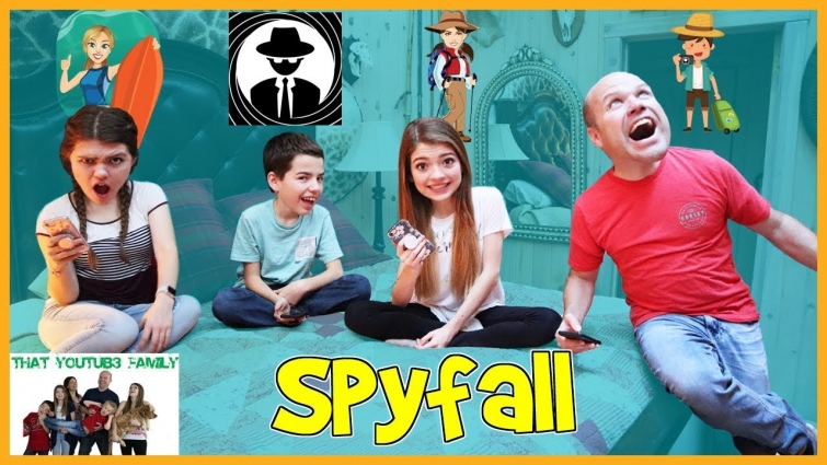 Who Is The Spy? Family Fun SPYFALL Game / That YouTub3 Family