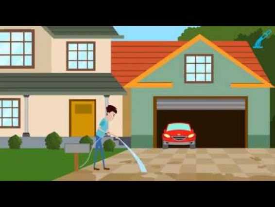 Pressure Washing 2D Animated Promo Video