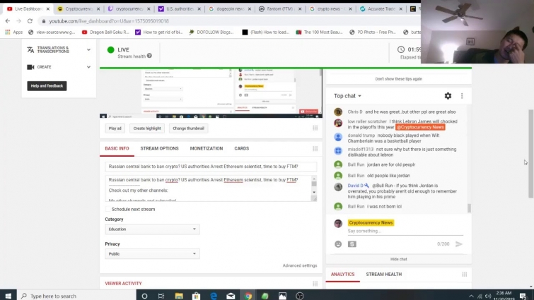 Russian central bank to ban crypto? US authorities Arrest Ethereum scientist, time to buy FTM?