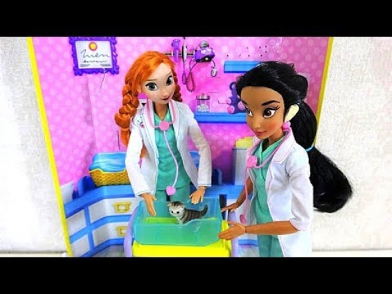 Disney Princess Jasmine Animal Doctor / Veterinarian / Morning Routine