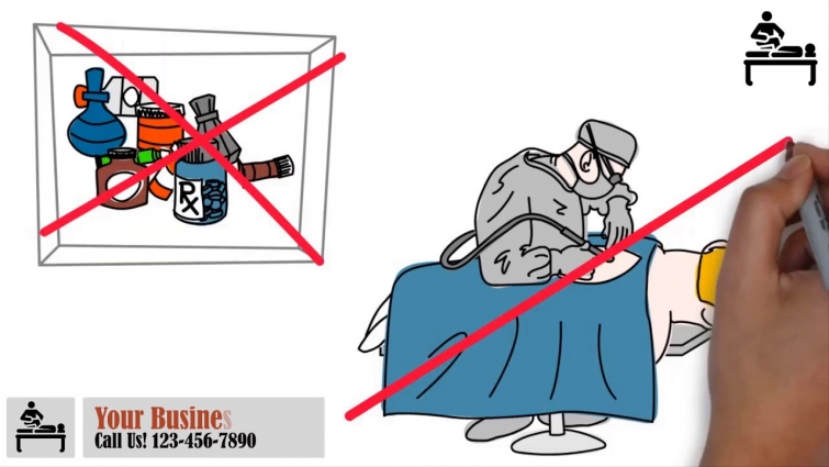 Chiropractic Disc Pain Whiteboard Animated Promo Video