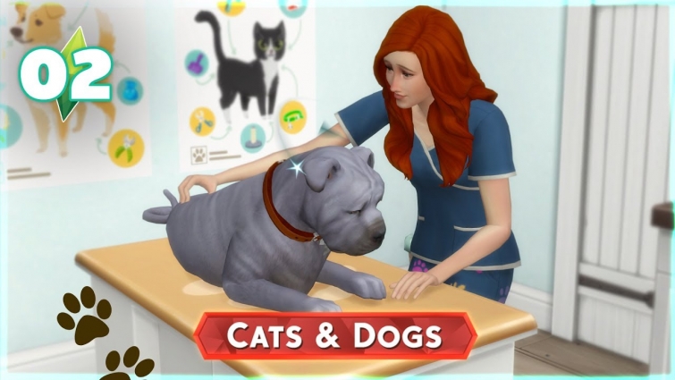 The Sims 4: Cats and Dogs | Ep.02: First Day as a Vet | Marielitai Gaming