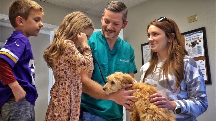 Puppy's First Vet Visit!!!