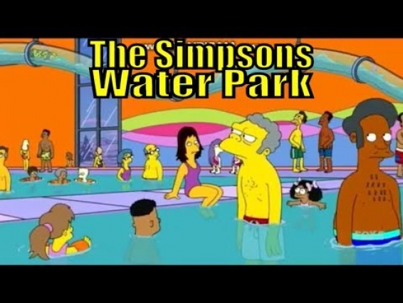 The Simpsons S 27 E 15 Water Park Homer A Veterinarian School Lisa