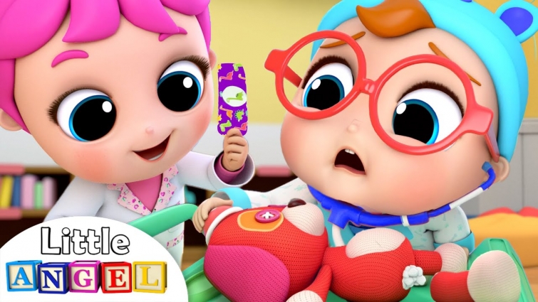 Vet Rescues the Puppy | Baby John Saves the Day A Nursery Rhyme by Little Angel