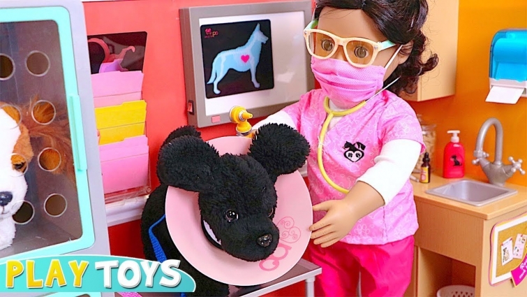 Baby Doll Pet Vet Shop Toys Our Generation Doll !