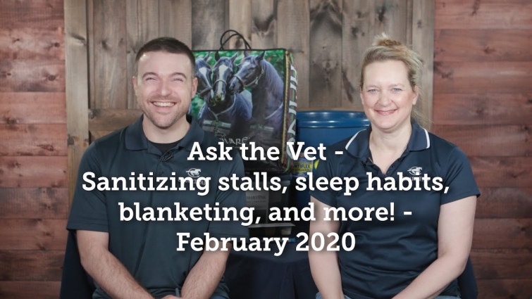 Ask the Vet – Sanitizing stalls, sleep habits, blanketing, and more! – February 2020