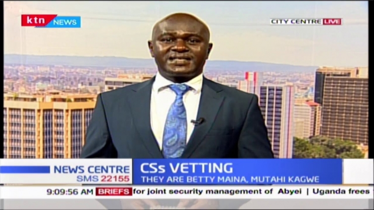 National assembly committee on appointments meet to vet two cabinets secretaries nominated by Uhuru