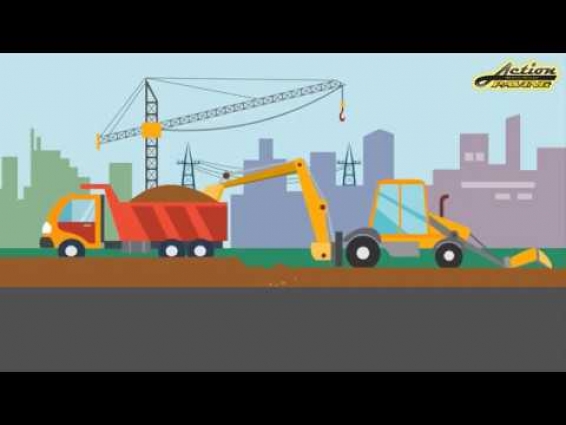 Paving Contractor 2D Animated Promo Video