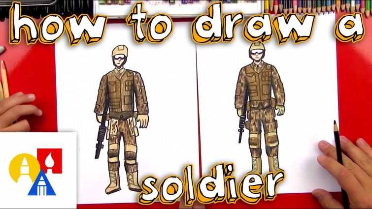 How To Draw A Soldier