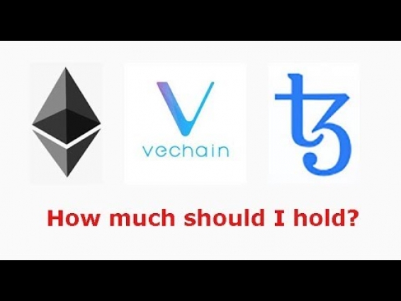 ETH, VET, XTZ, LINK, KNC, how much should you hold?