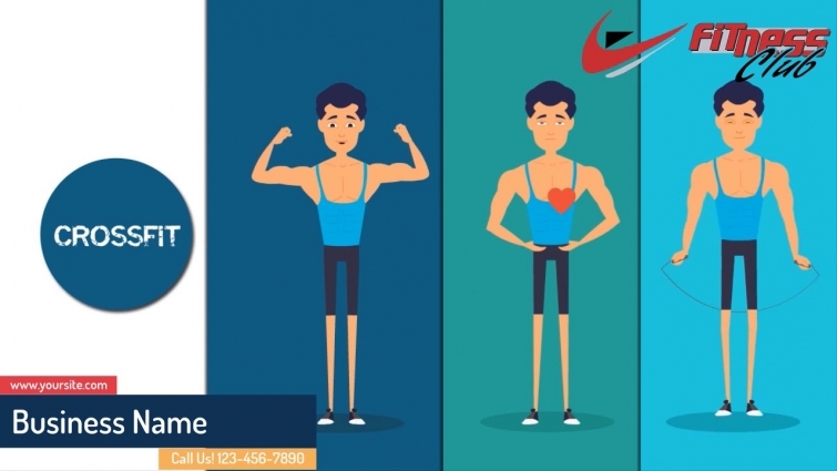 Cross fit 2D Animated Promo Video