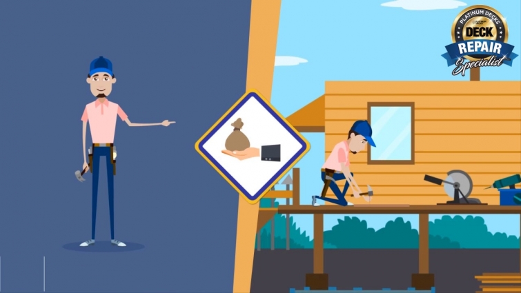 Deck Installation And Repair 2D Animated Promo Video