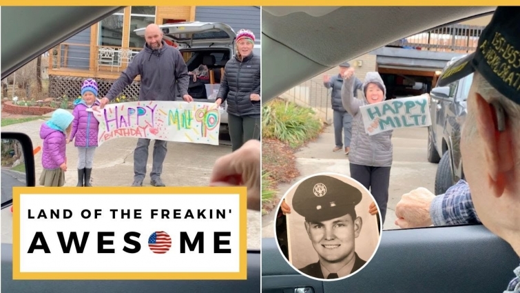 Vet Given Parade After 90th Birthday Party Canceled