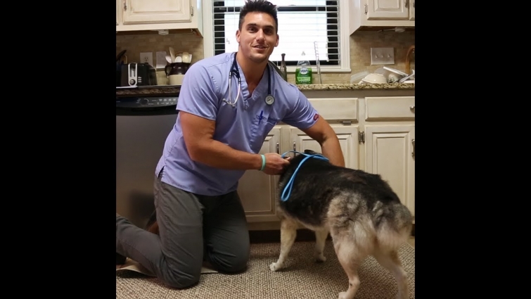 Veterinarian makes house calls for ailing pets and owners