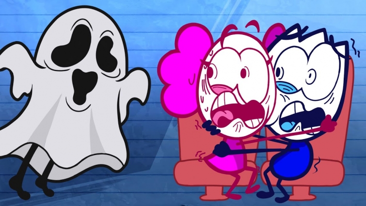 Max Spotted Ghost in Theater – Short Animated Cartoons of Funny Moment