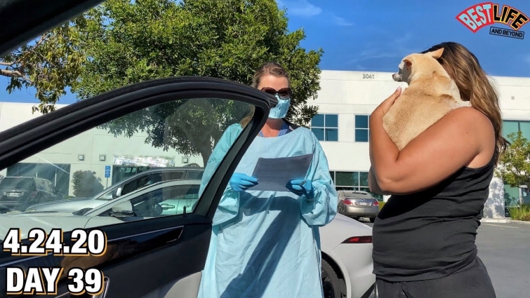 An Unexpected Visit to the Vet for Binky.. Social Distancing Style! +Disneyland Drive By! HIWTVI #39