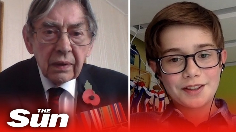 This is what happens when a 12-year-old interviews a 95-year-old World War 2 vet about VE Day
