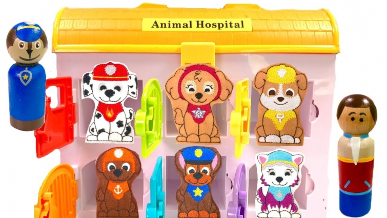 –  Paw Patrol Animal Hospital & Mr Play Doh Dentist