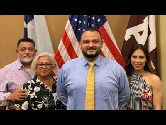 Army Surgeon General swears in local Texas A&M vet student