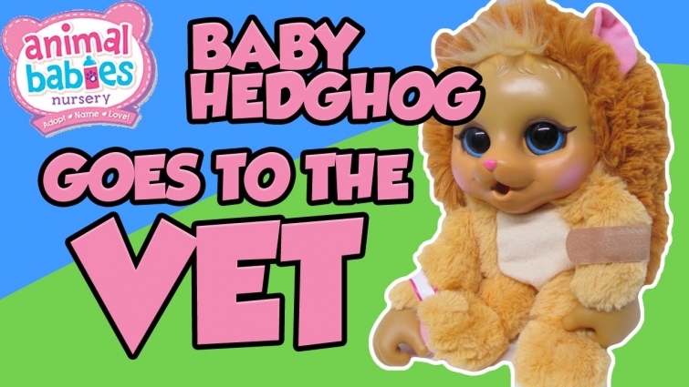ANIMAL BABIES Parody "BABY HEDGEHOG Goes To The Vet" Gets A Checkup by EpicDollChannel