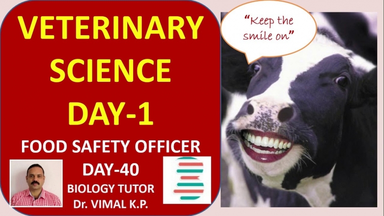 VETERINARY SCIENCE DAY-1. FOOD-FOOD SAFETY OFFICER CRASH COURSE DAY-40