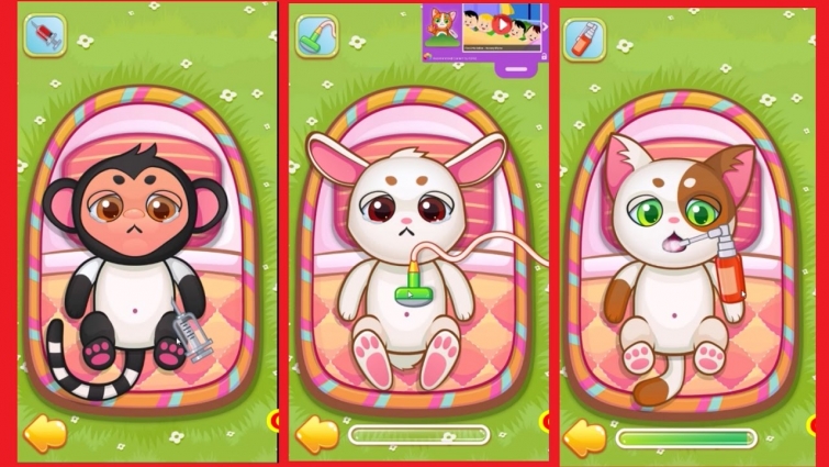 Care for Animals – Pet Vet – Pet Doctor Game For Kids & Babies – Fun Android Gameplay Video
