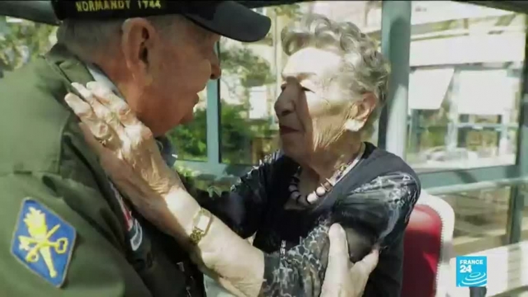 75 years later, D-Day veteran meets long-lost French love