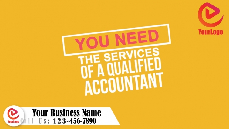 Qualified Accountant kinetic typography Promo Video