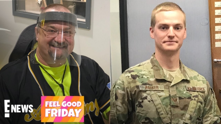 Military Vet Makes PPE for Essential Workers | Feel Good Friday | E! News