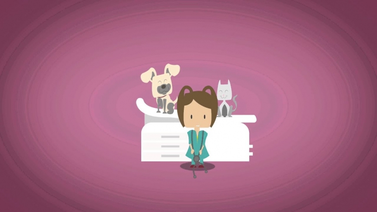 When I grow up, I want to be a vet