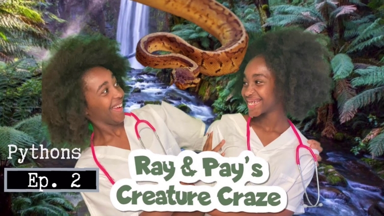 Twin Pet Vets in Training: Ray and Pay’s Creature Craze/ Episode 2: Pythons