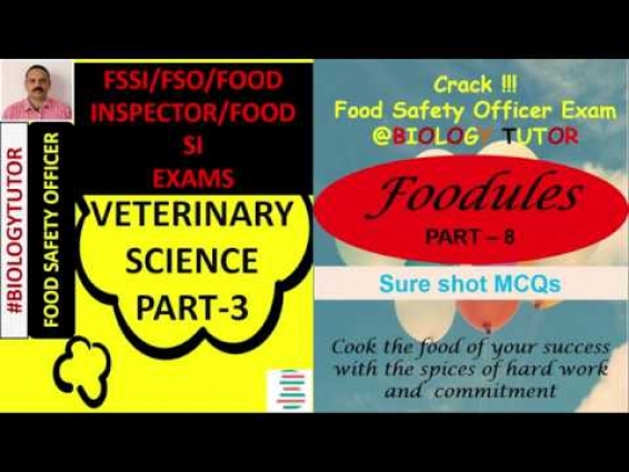 VETERINARY SCIENCE FOODULES PART-8