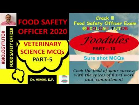 VETERINARY SCIENCE MCQs  part -5 (FOODULES PART – 10)