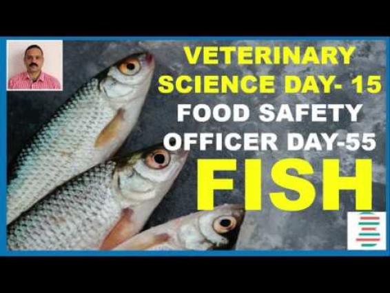 FISH: VETERINARY SCIENCE DAY – 15 FOOD SAFETY OFFICER CRASH COURSE DAY – 55