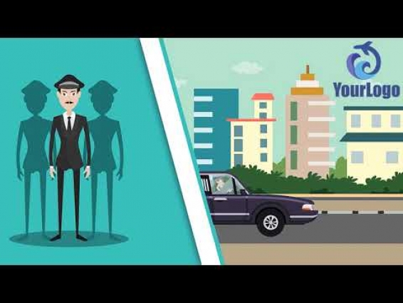 Limo Or Limousine Service Explainer 2D Animated Promo Video