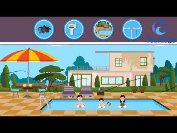 Pool Care 2D Animated Promo Video