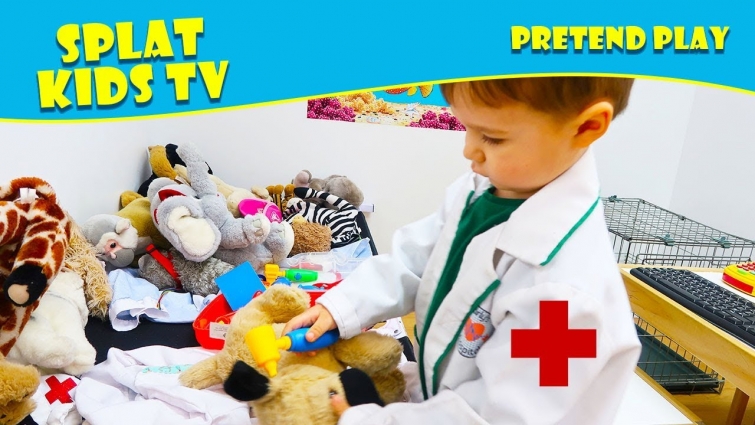Henry & Jaxon Pretend Play Vets Animal Surgery