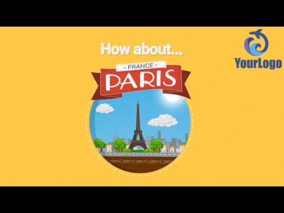 Travel Or Travel Agency 2D Animated Promo Video