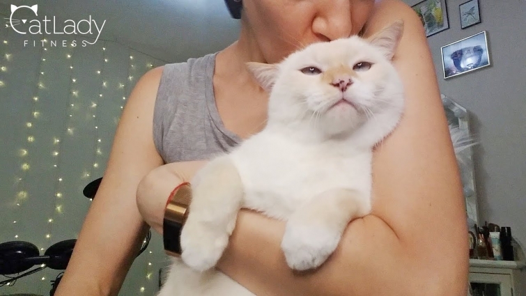 This cat LOVES kisses & cuddles on his birthday 😽😭 Alfred is the cutest ❤