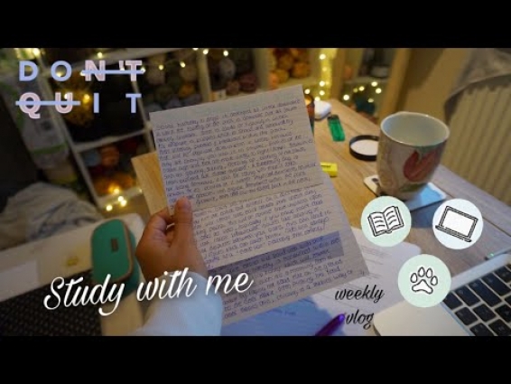 Study with me online classes : Vet nursing  | A weekly – ish vlog |