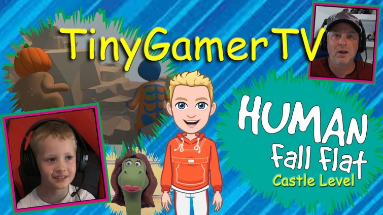 TGTV – TinyGamerTV – Episode 3 – Human Fall Flat Castle Level
